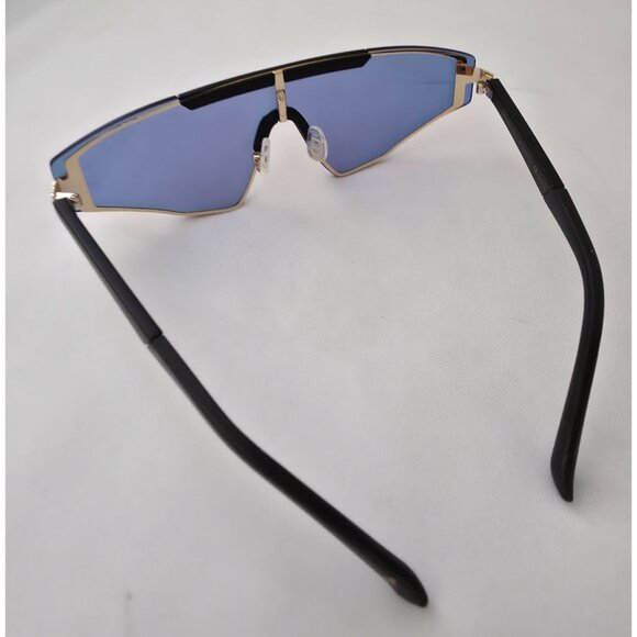 SPEKTRE NAMMOS VINCENT Shield Gradient Sunglasses With Case - Handmade In Italy - Picture 3 of 12